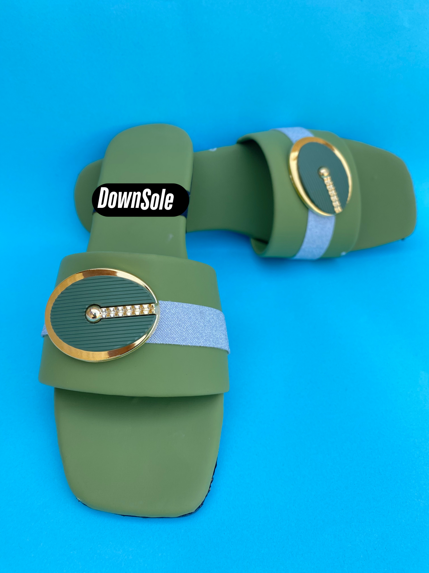 GREEN CASUAL CHAPPAL