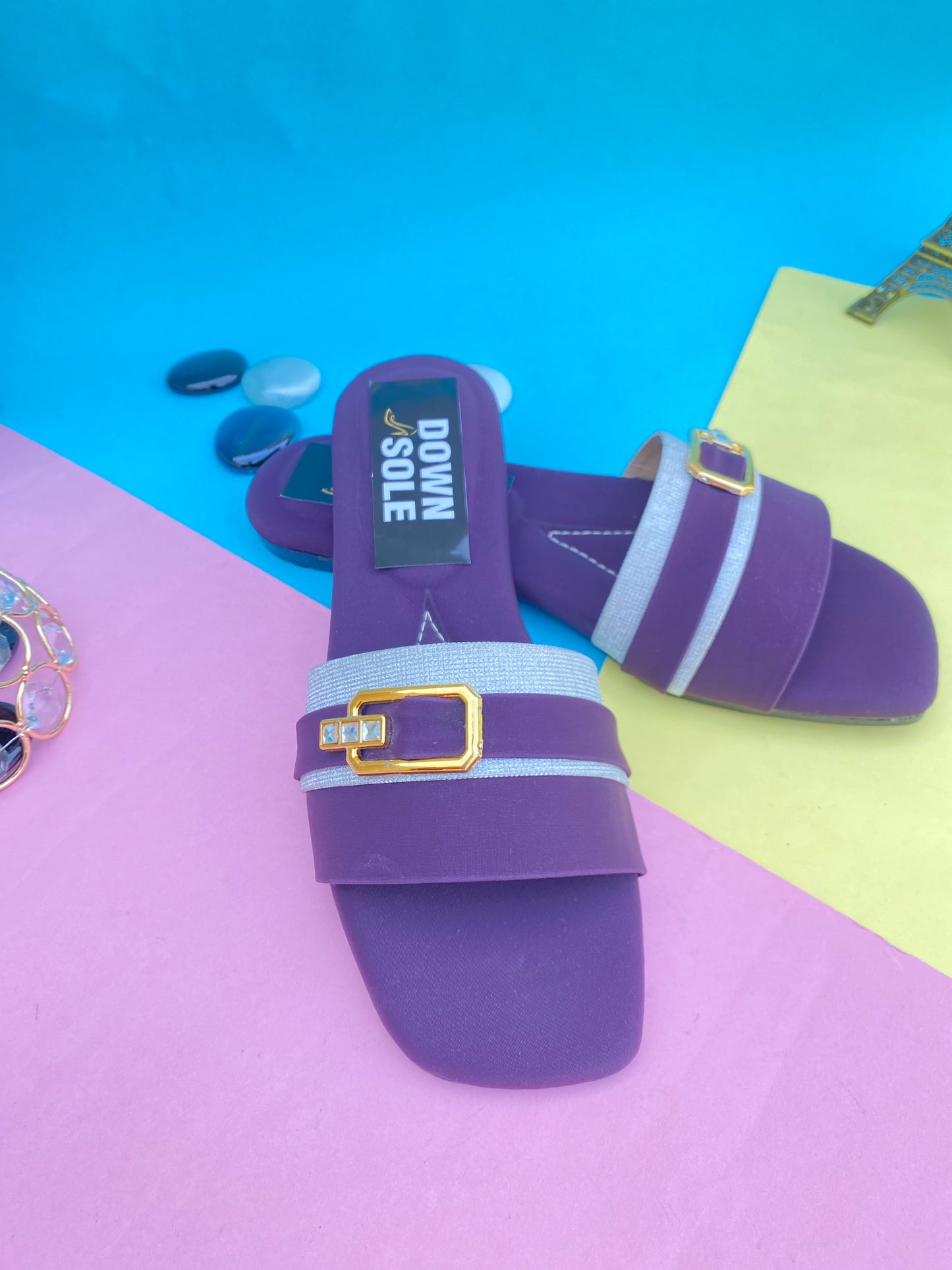 PURPLE FANCY CHAPPAL QWE3024